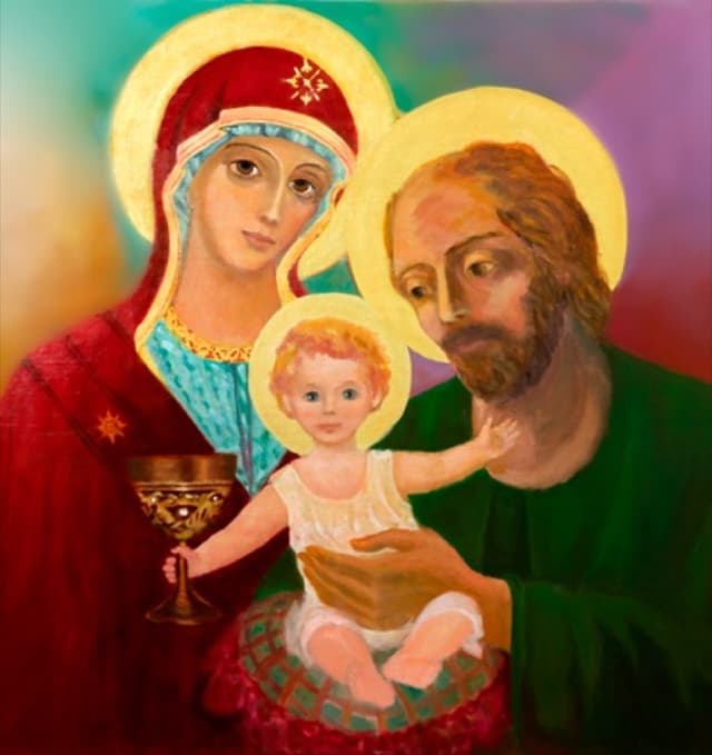 Ikone der Heiligen Familie